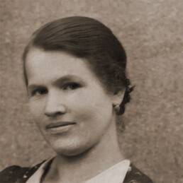 Portrait restored with clear facial detail and smooth finish